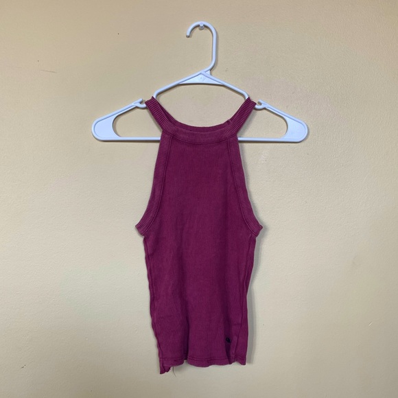 American Eagle Outfitters Tops - American Eagle Soft & Sexy Ribbed Purple Tank